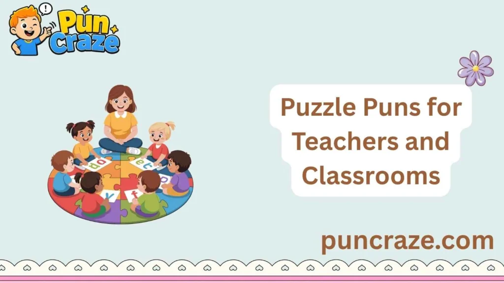 Puzzle Puns for Teachers and Classrooms